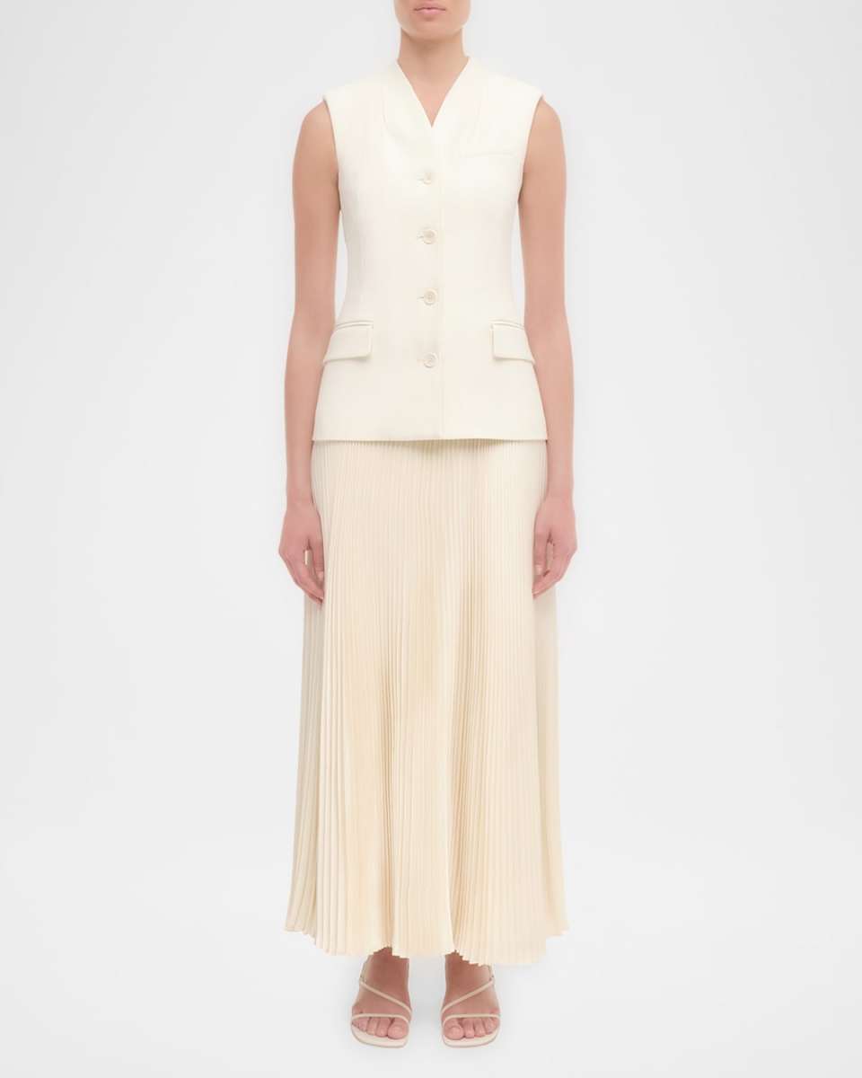Georgina Sleeveless Vest Midi Dress